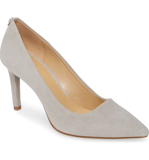 pump michael kors shoes women|Michael Kors suede heels.